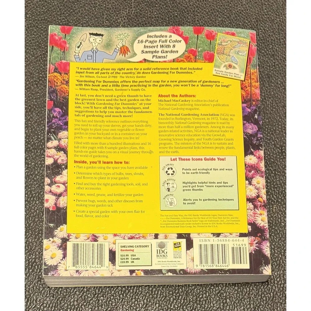 Gardening for Dummies National Gardening Association Readers Digest House Plants